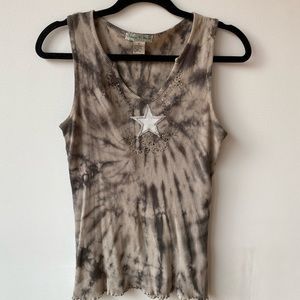Y2K Star Graphic Tank Top